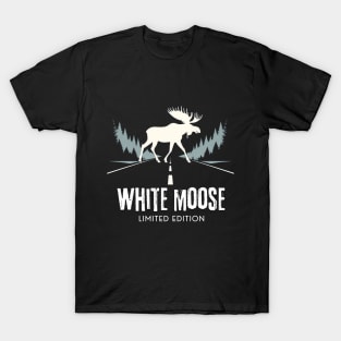 Le retour de l'élan blanc dans l'Alberta au Canada T-Shirt